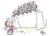 Cartoon: Fussball 4 (small) by okoksal tagged fussballwette