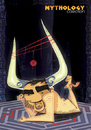 Cartoon: Minotaur (small) by StajevskiArt tagged minotaur