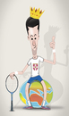 Cartoon: Novak Djokovic (small) by StajevskiArt tagged novak,djokovic