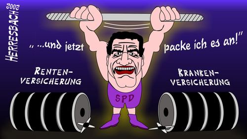 Cartoon: Cartoon 0125 (medium) by cartoonfuzzy tagged schröder,gerhard,humourus,humoristico,globalization,cartoons,cartunes,caricature,caricatura,caricaturas,karikaturen,politik,political,herresbach,wahlen,freiheit,globalisierung,krieg,michel,deutscher,innenpolitik,aussenpolitik,comixfuzzy,cartoonfuzzy