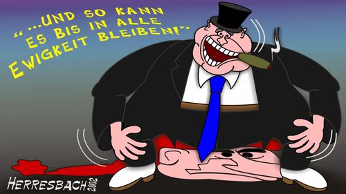 Cartoon: Cartoon 0023 (medium) by cartoonfuzzy tagged humourus,humoristico,globalization,cartoons,cartunes,caricature,caricatura,caricaturas,karikaturen,politik,political,herresbach,wahlen,freiheit,globalisierung,krieg,michel,deutscher,innenpolitik,aussenpolitik,comixfuzzy,cartoonfuzzy