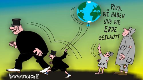 Cartoon: Cartoon 0034 (medium) by cartoonfuzzy tagged kapitalisten,erde,humourus,humoristico,globalization,cartoons,cartunes,caricature,caricatura,caricaturas,karikaturen,politik,political,herresbach,wahlen,freiheit,globalisierung,krieg,michel,deutscher,innenpolitik,aussenpolitik,comixfuzzy,cartoonfuzzy