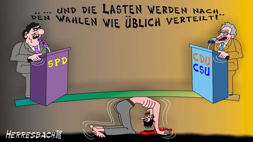 Cartoon: Cartoon 0042 (medium) by cartoonfuzzy tagged stoiber,schröder,humourus,humoristico,globalization,cartoons,cartunes,caricature,caricatura,caricaturas,karikaturen,politik,political,herresbach,wahlen,freiheit,globalisierung,krieg,michel,deutscher,innenpolitik,aussenpolitik,comixfuzzy,cartoonfuzzy