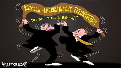 Cartoon: Cartoon 0056 (medium) by cartoonfuzzy tagged putin,bush,humourus,humoristico,globalization,cartoons,cartunes,caricature,caricatura,caricaturas,karikaturen,politik,political,herresbach,wahlen,freiheit,globalisierung,krieg,michel,deutscher,innenpolitik,aussenpolitik,comixfuzzy,cartoonfuzzy