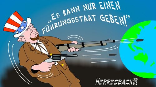 Cartoon: Cartoon 0069 (medium) by cartoonfuzzy tagged usa,bush,sam,uncle,humourus,humoristico,globalization,cartoons,cartunes,caricature,caricatura,caricaturas,karikaturen,politik,political,herresbach,wahlen,freiheit,globalisierung,krieg,michel,deutscher,innenpolitik,aussenpolitik,comixfuzzy,cartoonfuzzy