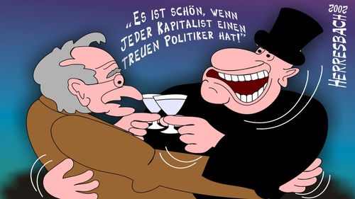 Cartoon: Cartoon 0086 (medium) by cartoonfuzzy tagged kapitalist,csu,stoiber,humourus,humoristico,globalization,cartoons,cartunes,caricature,caricatura,caricaturas,karikaturen,politik,political,herresbach,wahlen,freiheit,globalisierung,krieg,michel,deutscher,innenpolitik,aussenpolitik,comixfuzzy,cartoonfuzzy