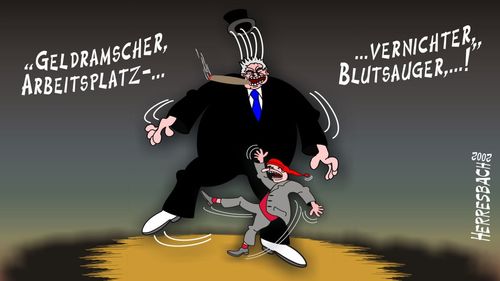 Cartoon: Cartoon 0087 (medium) by cartoonfuzzy tagged kapitalist,geld,humourus,humoristico,globalization,cartoons,cartunes,caricature,caricatura,caricaturas,karikaturen,politik,political,herresbach,wahlen,freiheit,globalisierung,krieg,michel,deutscher,innenpolitik,aussenpolitik,comixfuzzy,cartoonfuzzy