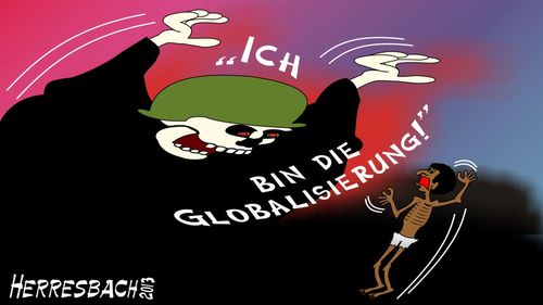 Cartoon: Cartoon 0094 (medium) by cartoonfuzzy tagged elend,hunger,tod,humourus,humoristico,globalization,cartoons,cartunes,caricature,caricatura,caricaturas,karikaturen,politik,political,herresbach,wahlen,freiheit,globalisierung,krieg,michel,deutscher,innenpolitik,aussenpolitik,comixfuzzy,cartoonfuzzy