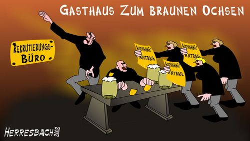 Cartoon: Cartoon 0112 (medium) by cartoonfuzzy tagged tod,nazi,nachwuchs,humourus,humoristico,globalization,cartoons,cartunes,caricature,caricatura,caricaturas,karikaturen,politik,political,herresbach,wahlen,freiheit,globalisierung,krieg,michel,deutscher,innenpolitik,aussenpolitik,comixfuzzy,cartoonfuzzy