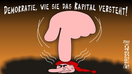 Cartoon: Cartoon 0113 (medium) by cartoonfuzzy tagged ausbeutung,kapital,humourus,humoristico,globalization,cartoons,cartunes,caricature,caricatura,caricaturas,karikaturen,politik,political,herresbach,wahlen,freiheit,globalisierung,krieg,michel,deutscher,innenpolitik,aussenpolitik,comixfuzzy,cartoonfuzzy