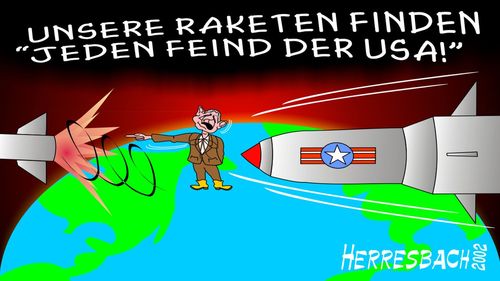 Cartoon: Cartoon o115 (medium) by cartoonfuzzy tagged usa,busch,raketen,humourus,humoristico,globalization,cartoons,cartunes,caricature,caricatura,caricaturas,karikaturen,politik,political,herresbach,wahlen,freiheit,globalisierung,krieg,michel,deutscher,innenpolitik,aussenpolitik,comixfuzzy,cartoonfuzzy