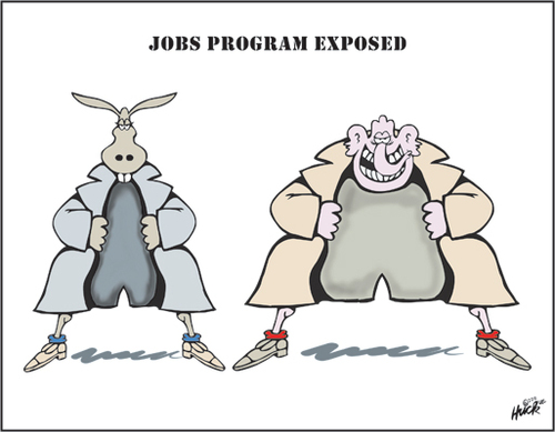 Cartoon: exposed (medium) by gibby9 tagged hucktoon