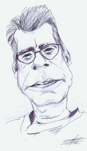Cartoon: Stephen King (medium) by James tagged caricature