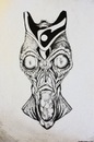 Cartoon: Alien king (small) by James tagged alien,art,illustration,pencil,creature,weird
