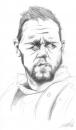 Cartoon: Russel Crowe (small) by James tagged karikatur