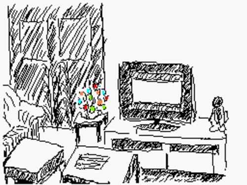 Cartoon: Livingroom_1 (medium) by Franc tagged livingroom