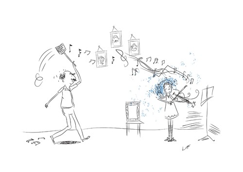 Cartoon: Music (medium) by luyse tagged music