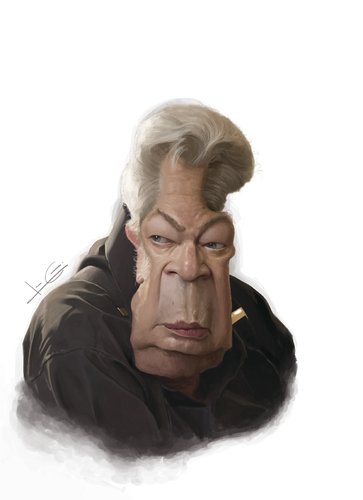 Cartoon: Old Man - Pawn Stars (medium) by ilustraguga tagged illustration,digital,photoshop,man,old,stars,pawn