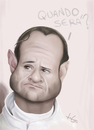 Cartoon: Rubens Barrichello (small) by ilustraguga tagged rubens,barrichello,digital,illustration