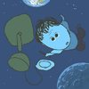 Cartoon: oekaki-in-space (small) by claudio acciari tagged oekaki,pixel,art,illustration,70