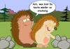 Cartoon: verhinderter Akt (small) by RiwiToons tagged igel,igelpaar,liebe,liebesakt,sex,wald,heide,freundschaft,zuneigung