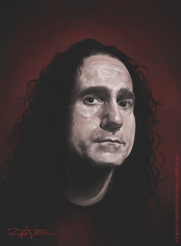 Cartoon: Jim Matheos (medium) by Dante tagged musician,artist,guitarist,fates,warning,celebrity