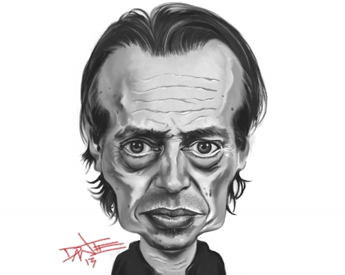 Cartoon: Steve Buscemi Caricature (medium) by Dante tagged caricature,buscemi,steve