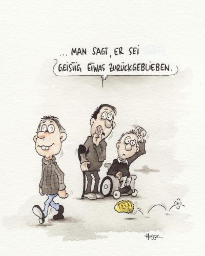 Cartoon: ... (medium) by ms rainer tagged behinderung,rolli
