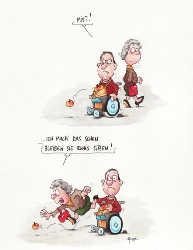 Cartoon: ... (medium) by ms rainer tagged rolli,hilfe,