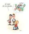 Cartoon: ... (small) by ms rainer tagged rollstuhl,geburt,ärzte,behinderung