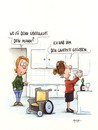 Cartoon: laufpass (small) by ms rainer tagged mann frau rollstuhl