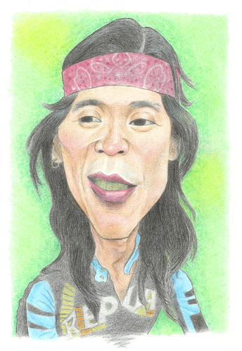 Cartoon: Bimbim Slank (medium) by areztoon tagged coloring,drumer,karikatur,bimbim,bim2,slank,music