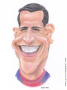 Cartoon: Alexis Sanchez (small) by areztoon tagged caricature,karikatur,barca,barcelona,fcb,alexis,sanchez