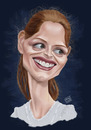 Cartoon: Jessica Michelle Chastain (small) by areztoon tagged caricature