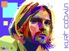 Cartoon: Kurt Donald Cobain WPAP (small) by areztoon tagged nirvana,kurt,cobain,grunge