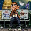 Cartoon: A Parody (small) by RodneyPike tagged barack omama president caricature illustration photoshop photo manipulation