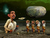 Cartoon: Presidential Briefing (small) by RodneyPike tagged barack,obama,caricature,illustration,rwpike,rodney,pike