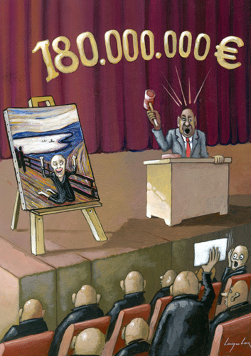 Cartoon: Auction (medium) by luka tagged auction