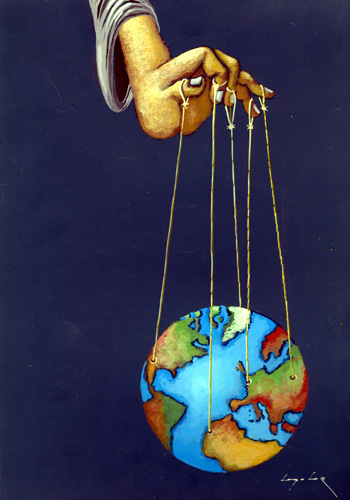 Cartoon: Earth Theatar (medium) by luka tagged earth