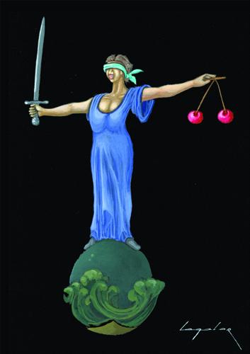 Cartoon: Justice (medium) by luka tagged justice