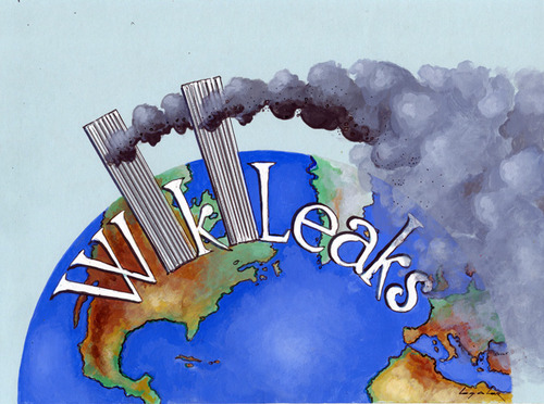 Cartoon: Leaks (medium) by luka tagged wiki