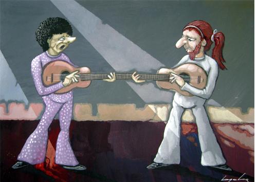 Cartoon: Musicians (medium) by luka tagged music