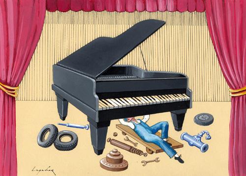 Cartoon: Piano repair (medium) by luka tagged piano
