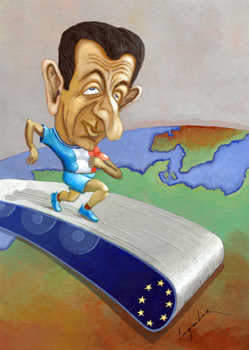 Cartoon: Sarkozi (medium) by luka tagged france