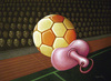 Cartoon: Football toy (small) by luka tagged football