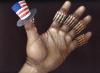 Cartoon: Hand of conflicts (small) by luka tagged usa