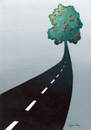 Cartoon: Road (small) by luka tagged fruit