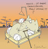 Cartoon: Großwildjagd (small) by Pierre tagged elefant,großwildjagd,jagd,muschel,miesmuschel,schirmständer,spanien,afrika,trophäen