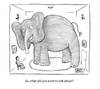 Cartoon: Cartoon 1 (small) by a zillion dollars comics tagged elephant
