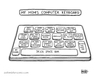 Cartoon: Moms Keyboard (small) by a zillion dollars comics tagged technology,family,computers,aging,society,culture